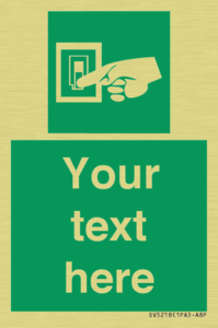 Custom Light Switch Sign